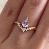Fleurette Ring in Purple Sapphire