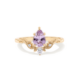 Fleurette Ring in Purple Sapphire