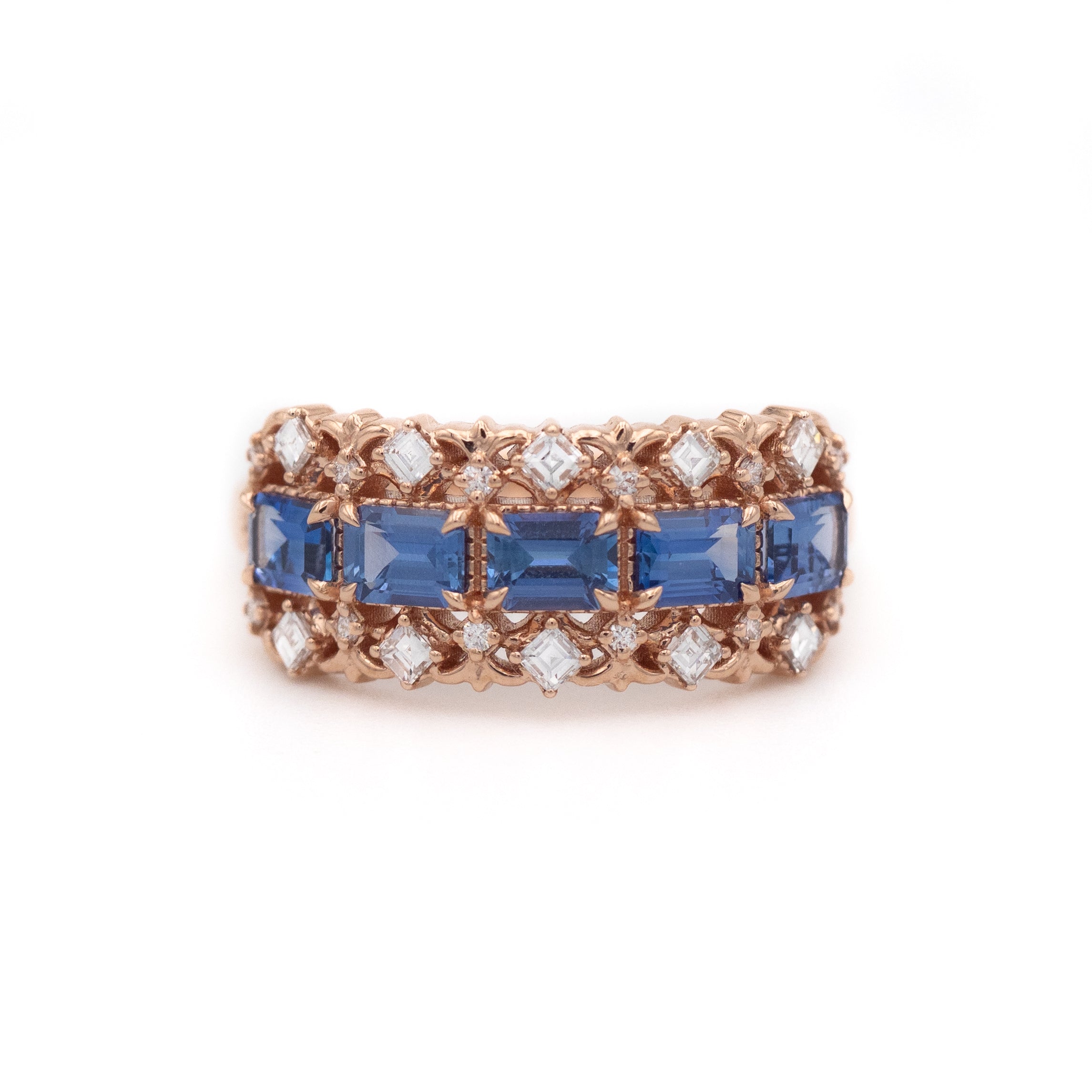 Chantilly Ring in Blue Sapphire