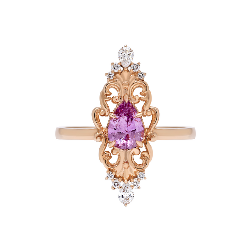 Fontainebleau Ring in Pink Sapphire