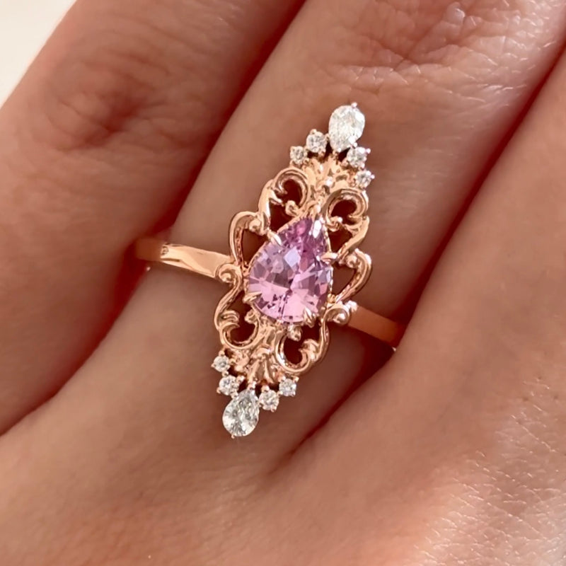 Fontainebleau Ring in Pink Sapphire