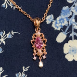 Fontainebleau Pendant in Pink Sapphire