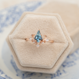 Asteria Ring in Aquamarine