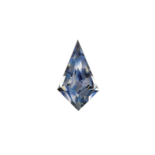 0.90ct Blue Parti Sapphire Kite