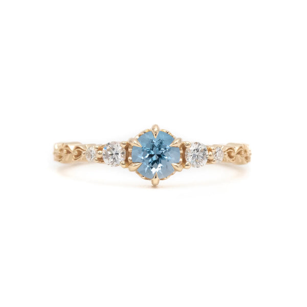 Custom Aquamarine Freya Ring