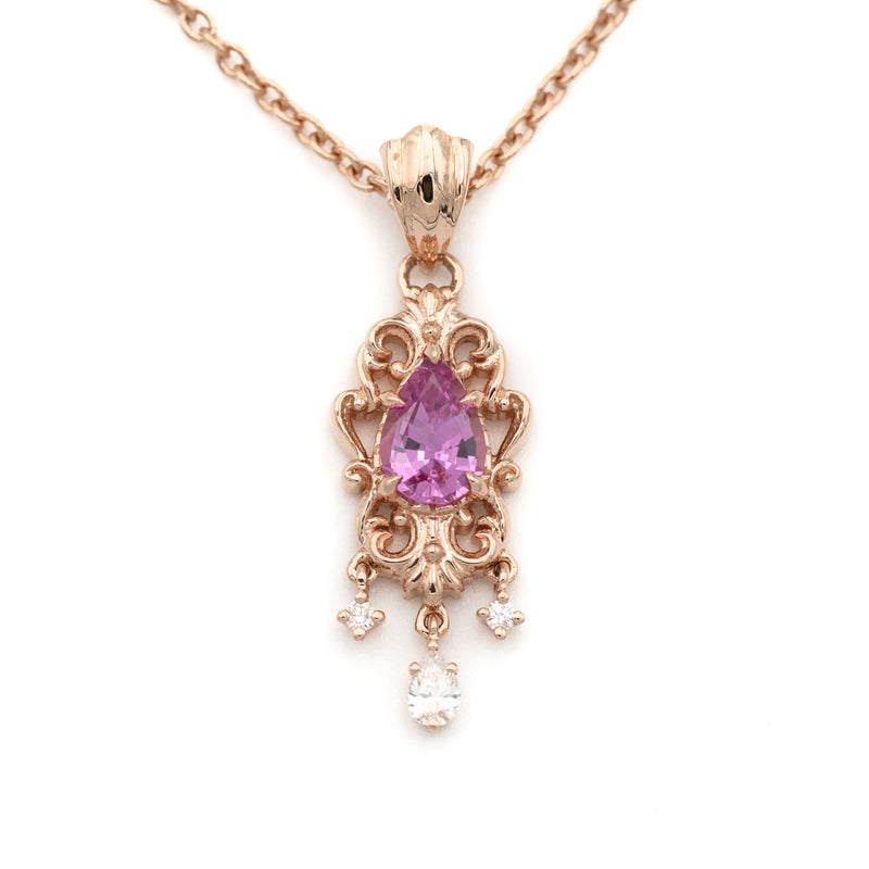 Fontainebleau Pendant in Pink Sapphire