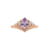 Lavender Sapphire Valentina Ring